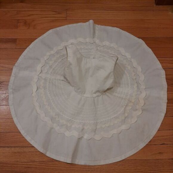 Vtg White Easter Party Dress Handmade Full Circle Retro Toddler/Girls - Picture 10 of 12